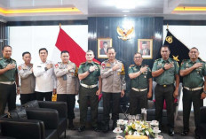 Momen Bersejarah, Jenderal Bintang Dua Pusat Polisi Militer Angkatan Darat Berkunjung Ke Mapolda Sumsel