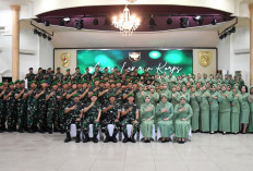 Pejabat Dari Korem Gapo Hadir di Laporan Korps Kenaikan Pangkat Perwira Kodam II Sriwijaya, Periode Berapa?