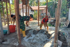 Satgas TMMD 128 Kodim 0405 Lahat Berpacu Waktu Bangun Secercah Harapan Masa Depan