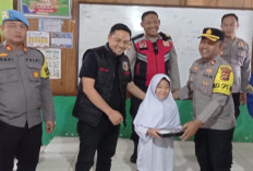 Dukung Program Prioritas Presiden RI, Polres Pagaralam Bagikan Makanan Bergizi ke Siswa SD