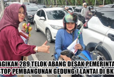 Bagi-Bagi 289 Telok Abang di Simpang 5 DPRD Sumsel, Aksi Lanjutan Protes Pembangunan Gedung  7 Lantai di BKB