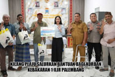 Tanggap Bencana! Kilang Plaju Salurkan Bantuan Korban Kebakaran di 1 Ilir Palembang