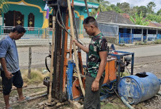 Andalkan Aliran Sungai, Kini TMMD 128 Sediakan Fasilitas Sumur Bor Penuhi Air Bersih