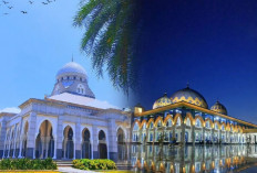5 Masjid Aesthetic yang Ada di Sumatera Selatan, Kemegahan Arsitekturnya Serasa Bak Negeri Dongeng