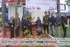 Green Campus! Mahasiswa Baru Fakultas Adab dan Humaniora UIN Raden Fatah Palembang Tanam Ratusan Bibit Pohon