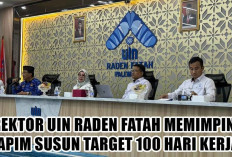 Rapim Target 100 Hari Kerja, Rektor UIN Raden Fatah Beri Arahan Jelas dan Terukur