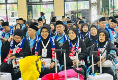 ALHAMDULILLAH! Jemaah Haji Kloter Terakhir Embarkasi Palembang Berangkat ke Tanah Suci