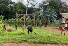 Ini Cara Satgas Yonif 144 Jaya Yudha Dalam Mempererat Kemanunggalan TNI Dengan Rakyat