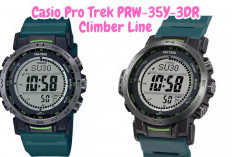 Review Casio Pro Trek PRW-35Y-3DR Climber Line, Jam Tangan Outdoor yang Nyaman, Cocok untuk Petualang Sejati!