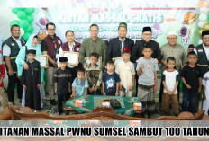 100 Anak Yatim dan Dhuafa Serbu Kantor PWNU Sumsel di Palembang, Pulangnya Tersenyum Bahagia