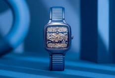 Gaya dan Inovasi dari Jam tangan Rado dalam warna Biru Tua: True Square Skeleton