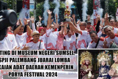 Syuting di Museum Negeri Sumsel, BSPJI Palembang Juarai Lomba Pakaian Adat Kemenperin Porya Festival 2024