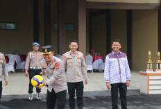 Kapolres Lahat Buka Turnamen Voli Ball Putri Rangka Hari Bhayangkara ke 79