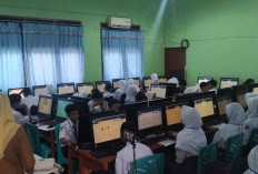 Ujian Numerisasi SMPN 3 Lahat Tak Ada Kendala, Kepsek: Soal Literasi Siswa Siap Raih Nilai Baik