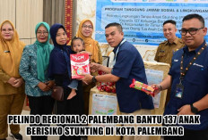 Aksi Nyata PELITA: Pelindo Regional 2 Palembang Salurkan Gizi untuk 137 Anak Berisiko Stunting