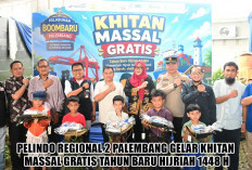 Sambut Tahun Baru 1448 Hijriah, Pelindo Regional 2 Palembang Gelar Khitan Massal Gratis bagi 150 Anak Dhuafa