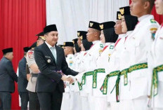 Kukuhkan Paskibraka Ogan Ilir 2026, Bupati Panca Tekankan Disiplin dan Jiwa Nasionalisme