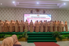 Pengukuhan DWP Kemenag se-Sumsel Berlangsung Khidmat, Kakanwil Beri Pesan Ini