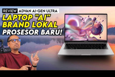 Bikin Kerja Sat-Set! Advan Aigen Ultra, Laptop AI Canggih Berlayar Sentuh