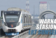 Wong Palembang Wajib Tau! Ternyata Ini Tujuan dan Makna Warna Stasiun LRT Sumsel Berbeda-Beda