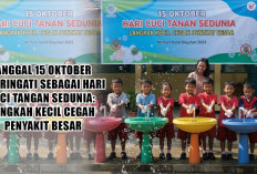 Tanggal 15 Oktober Diperingati Sebagai Hari Cuci Tangan Sedunia: Langkah Kecil Cegah Penyakit Besar