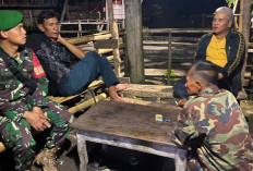 Tak Kenal Lelah! Anggota Babinsa Koramil 405-11 Tanjung Sakti Makin Intens Perketat Keamanan 