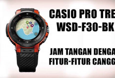 Casio Pro Trek WSD-F30-BK, Jam Tangan dengan Fitur-Fitur Canggih