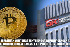 OJK Rilis Whitelist Pedagang Aset Kripto Berizin 