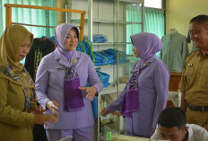Ketua Umum Dharma Pertiwi Ny Evi Agus Subiyanto Kunjungi SLB Kemiling Bandar Lampung