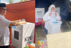 SAH! Cawabup 01 Coblos di TPS 4 Rantau Tenang, Cabup 02 Gunakan Suaranya di TPS 1 Desa Sawah