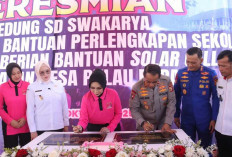 Polda Sumsel dan Bhayangkari Hadirkan Wajah Baru SD Swakarya di Desa Pulau Borang Banyuasin, Seperti Apa?