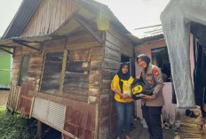 Wujud Kepedulian Polri, Biro SDM Polda Sumsel Salurkan 100 Paket Sembako di Wilayah Ini