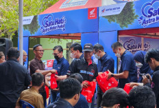 Satu Hati, Astra Motor Peduli, Hadir untuk Warga Terdampak Kabut Asap Karhutla di Kayuagung