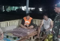 Seruput Kopi Hitam, Babinsa Koramil 405-12 Lahat Bersama Warga Patroli Lingkungan 