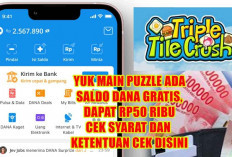 Yuk Main Puzzle Ada Saldo DANA Gratis, Dapat Rp50 Ribu Cek Syarat dan Ketentuan Cek Disini