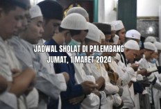 Jadwal Waktu Sholat di Palembang Beserta Niat Hari Ini, Jumat 1 Maret 2024