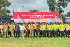 Petinggi Kejari OKI Ini Datang Dalam Apel Penerimaan BKO Polda Sumsel, Ini Sosoknya!