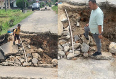 Pasca Ambruk, Komisi II DPRD OKU Timur Akan Inspeksi Jembatan Tanpa Besi