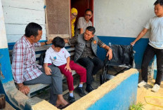 Polres Lahat Peduli Selama, Sat Intelkam Salurkan Kursi Roda dan Bantuan Sekolah 