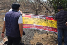 Pasca Kebakaran, Polres Lahat Tangani Empat Kasus Karhutla, Salah Satunya Baru-baru Ini
