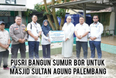 Solusi Air Bersih Teratasi! Intip Aksi Nyata Pusri di Masjid Sultan Agung Palembang, Jamaah Pun Girang