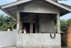 Ini Progres Pembangunan Poskamling Dilakukan Satgas TMMD Kodim Lahat di Desa Lubuk Tampang