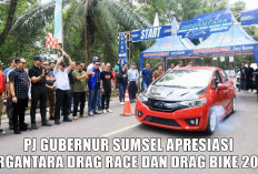 Harapan Besar Pj Gubernur Sumsel Buka Dirgantara Drag Race dan Drag Bike 2024