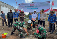 Dukung dan Sukseskan!! Groung Breaking Gerai KDMP Desa Rindu Hati Lahat, Ini Pesan Dandim 