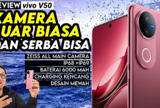 Anak Konten Merapat! HP Vivo V50e Punya Kamera Gokil dan Baterai Badak, Siap Temani Ngonten Seharian Full Gas