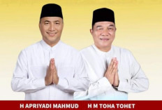 Survei Charta Politika Indonesia Sebut Duet Apriyadi-Toha Masih Unggul