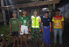 3 Babinsa Koramil 405-09 Kota Agung dan Bhabinkamtibmas Sambangi 5 Komponen Masyarakat 