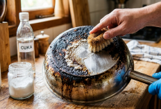 3 Cara Membersihkan Kerak Hitam Membandel Pada Bagian Bawah Wajan Stainless Steel Pakai Bahan Dapur