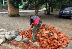 Angkut Material Batubata, Suplai Logistik ke Sasaran Fisik TMMD 128 Tercukupi 