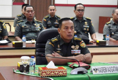 Secara Virtual, Pejabat Korem Gatam Ini Ikut Penerimaan Kunjungan Tim Dalproggar TNI AD di Kodam II Sriwijaya